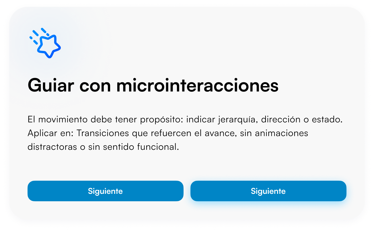 Infocorp - Guiar con microinteracciones