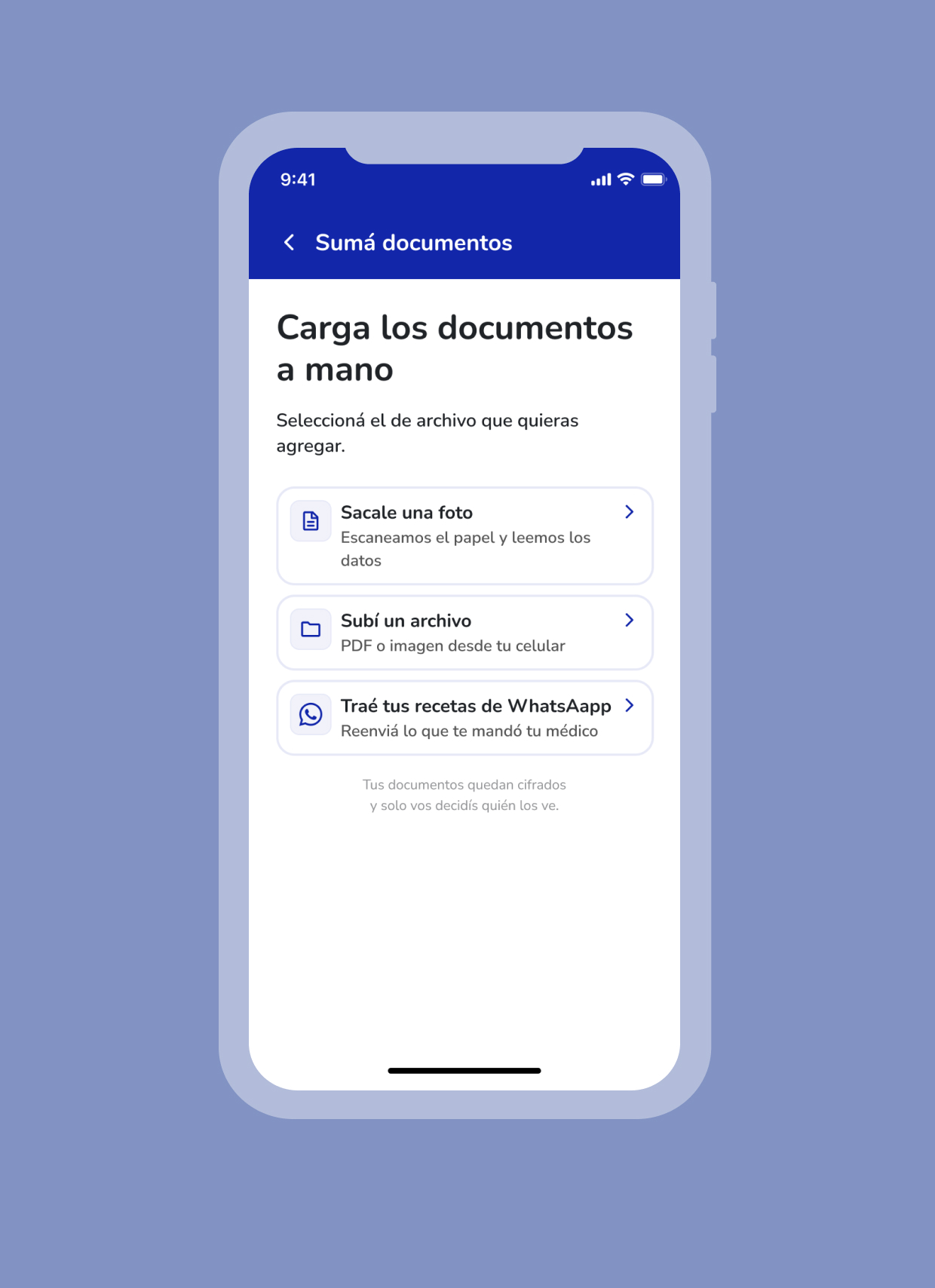 OSDE - Sumá documentos