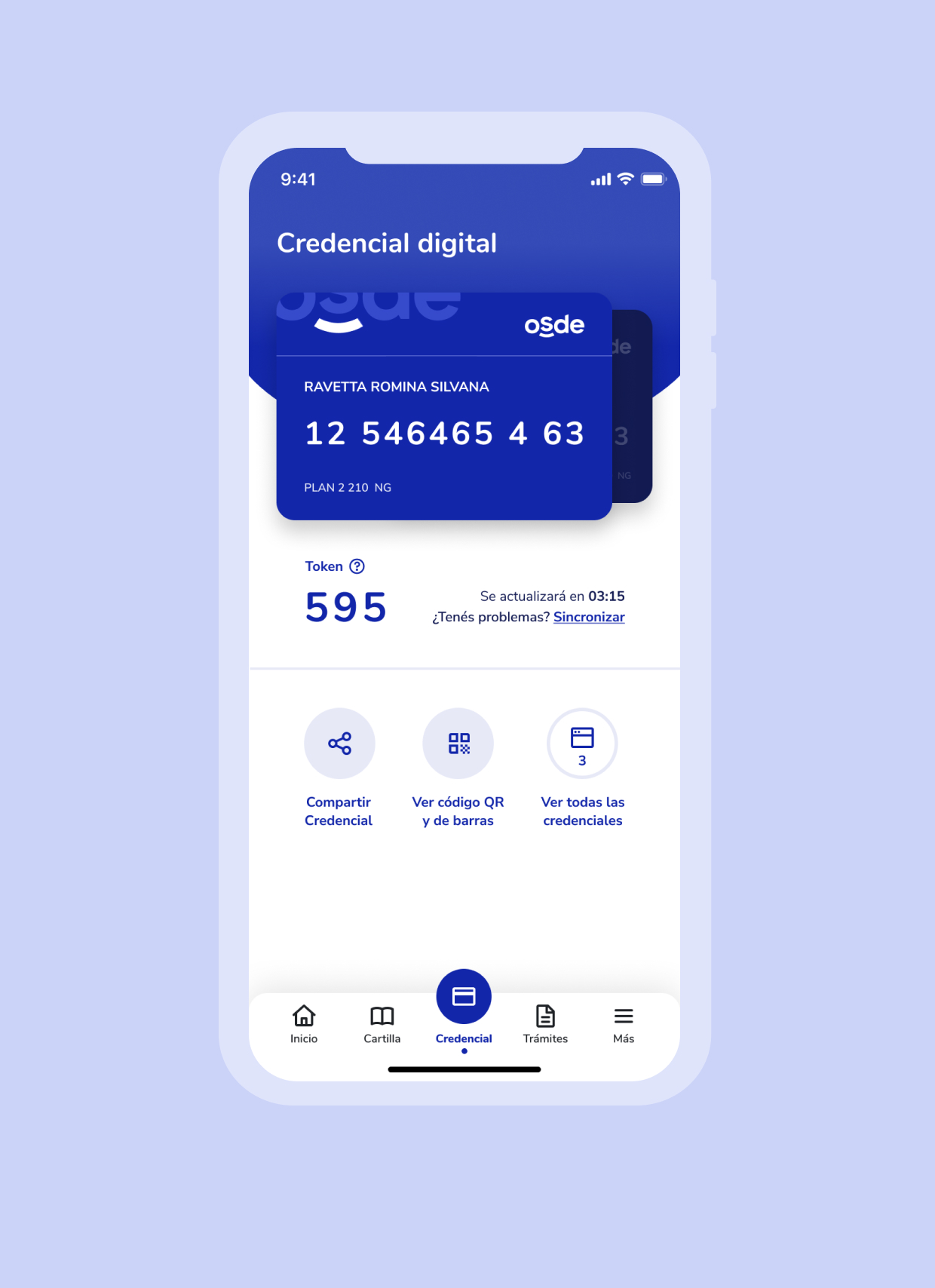 OSDE - Credencial digital