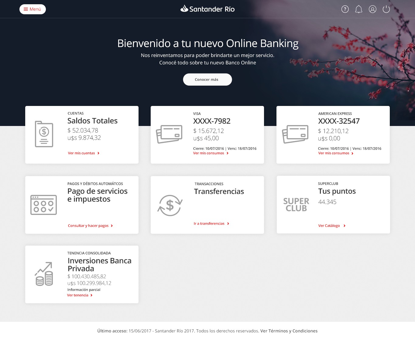 Santander Río Online Banking