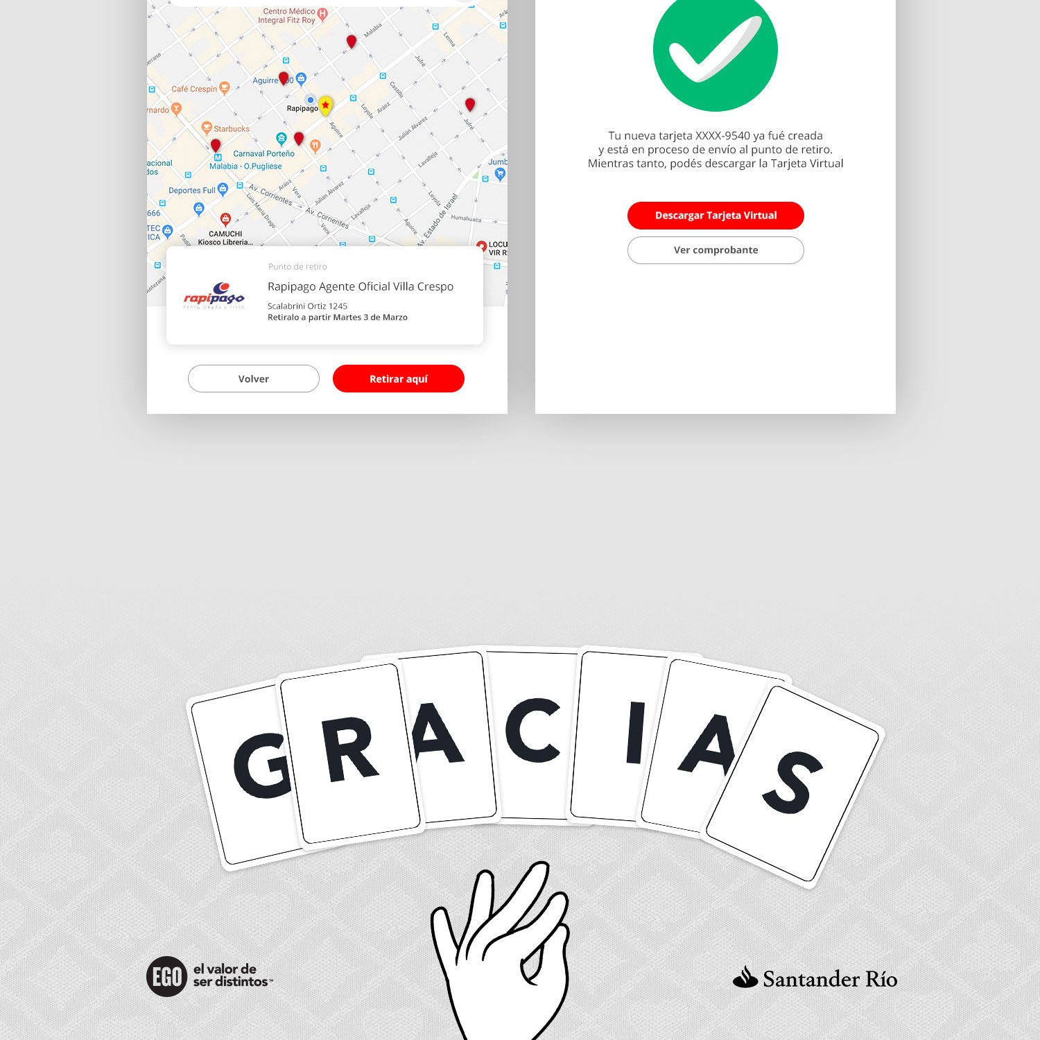 Santander Design Thinking Tarjetas